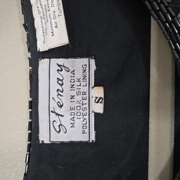 Stenay Sequin & Beaded Black and Gold Jacket Size Small - Picture 2 of 10